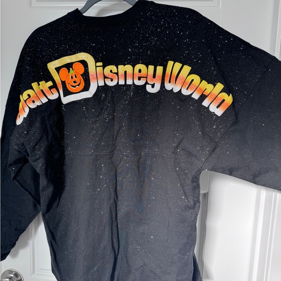 Disney Candy Corn Glitter Halloween Spirit Jersey XS - Picture 3 of 5